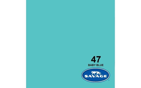 Savage Hintergrund Papier 2.72 x 11m Baby Blue