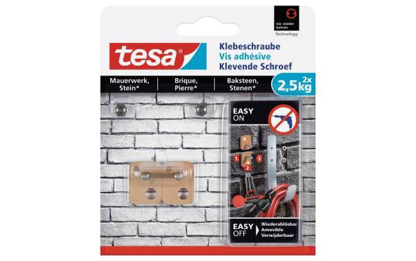 tesa Klebeschraube für Mauerwerk, rechteckig, 2,5 kg