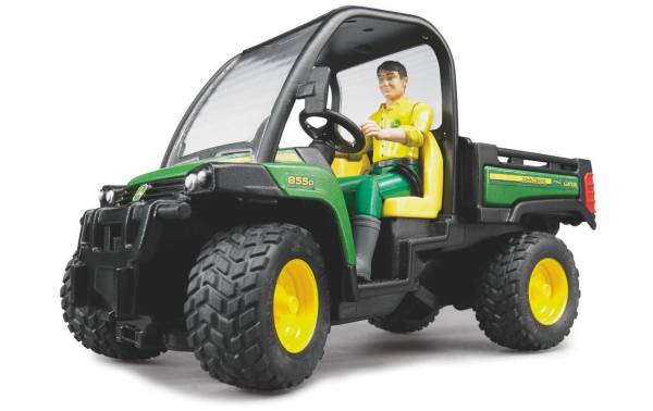 Bruder Spielwaren Landwirtschaftsfahrzeug John Deere Gator 8550 mit Fahrer