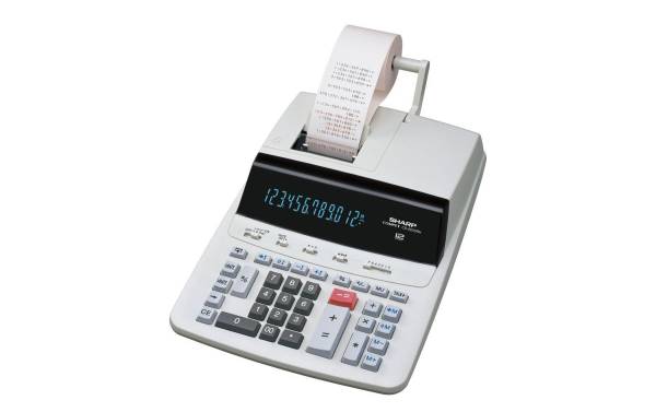 SHARP druckender Tischrechner CS-2635 RH GY-SE