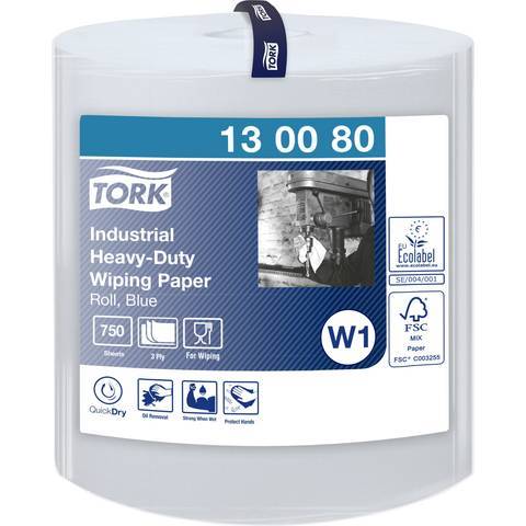 TORK-130080 Extra Starke Industrie Papierwischtücher - W1