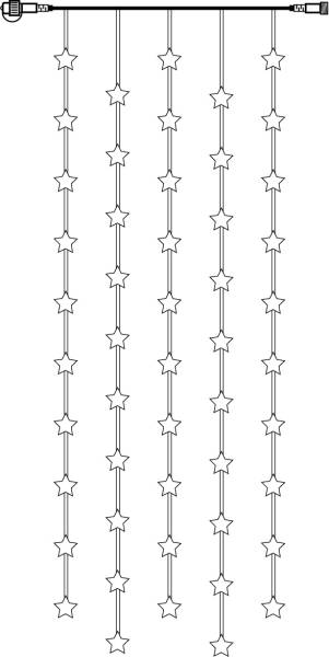 System Decor Extra, Vorhang, 90x200cm
