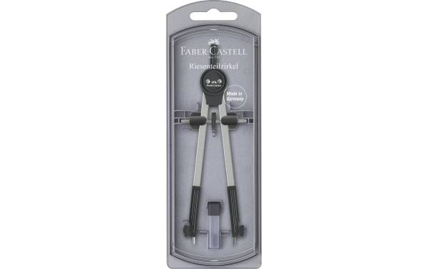 FABER-CASTELL Riesenteilzirkel, silber / schwarz