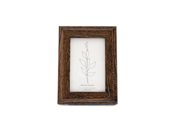 ROOST Fotorahmen 4×6 Zoll PH2438 Wallnuss Holz