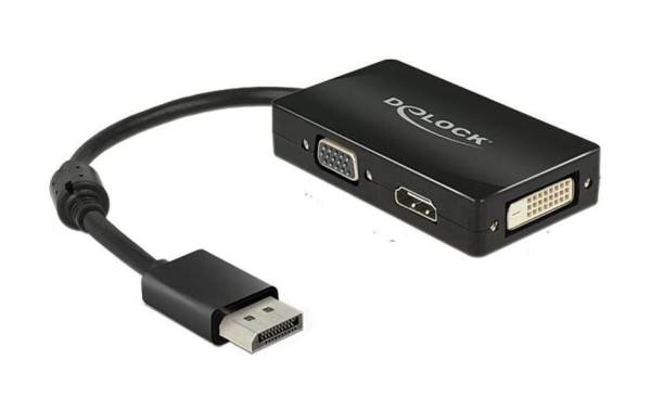 Delock Adapter DisplayPort – HDMI/DVI-I/VGA