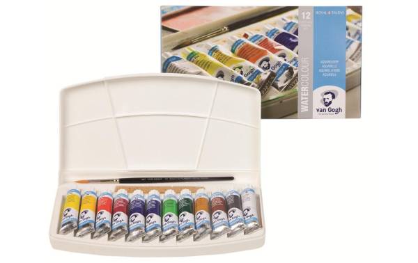 Van Gogh Aquarellfarbe Malkasten 12er-Set, Mehrfarbig