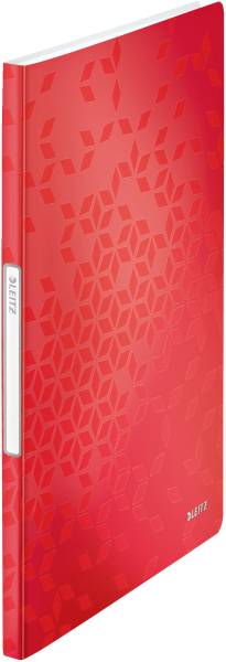 LEITZ Sichtbuch WOW PP A4 4631-00-26 rot 20 Taschen