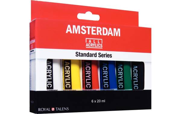Standard Series Acryl Set 6x20ml AMSTERDAM 17820406