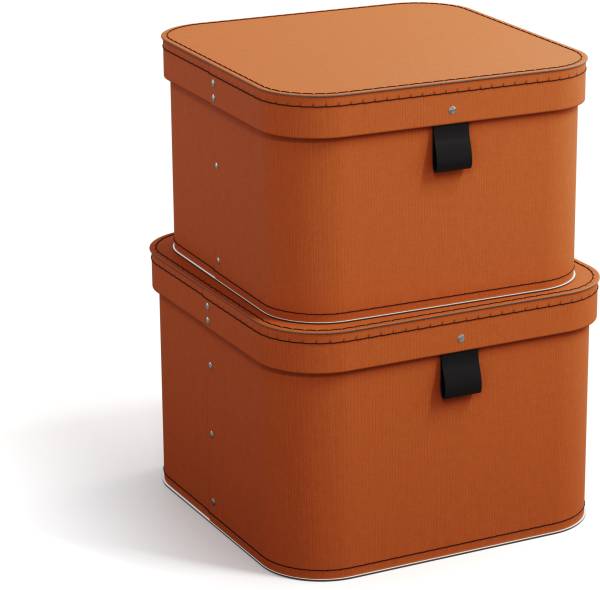 BIGSO BOX OF SWEDEN Aufbewahrungsbox Ludvig 746252233FL0 terracotta 2er-Set
