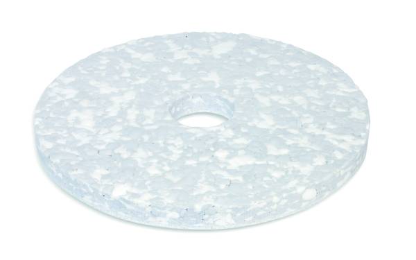 8x Compact Disc-Pad 10" weiss/grau 254x254x30mm