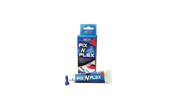 Deluxe Materials Modellbauklebstoff Fix 'n' Flex 1 Stück, Transparent