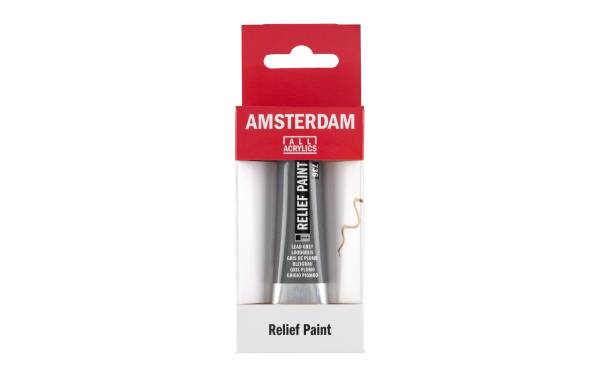 Amsterdam Acrylfarbe Reliefpaint 736, 20 ml, Grau