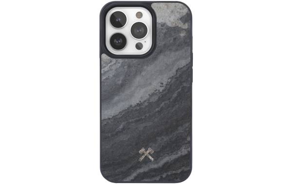 Woodcessories Back Cover Bumper MagSafe iPhone 14 Pro Camo Grau