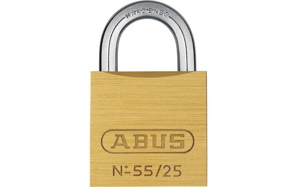 Abus Vorhängeschloss 55/25 Gold Messing