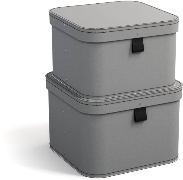 BIGSO BOX OF SWEDEN Aufbewahrungsbox Ludvig 746254133FL0 grau 2er-Set