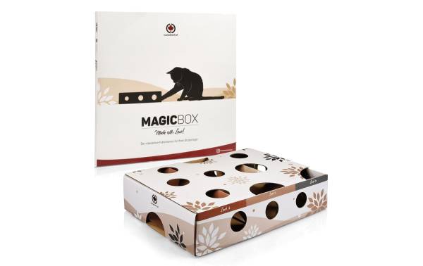 CanadianCat Katzen-Strategiespiel MagicBox, Braun-Weiss