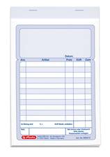 herlitz Formularbuch "Kassenblock", DIN A6, 2 x 50 Blatt