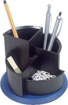 Stifteköcher 150x112mm schwarz/blau HELIT H6390593