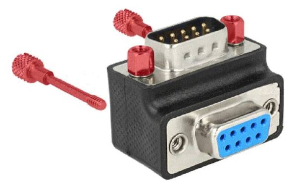 Delock Winkeladapter D-Sub 9Pin Stecker, 270°