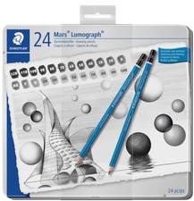 STAEDTLER Bleistift Mars Lumograph, 12er Metalletui