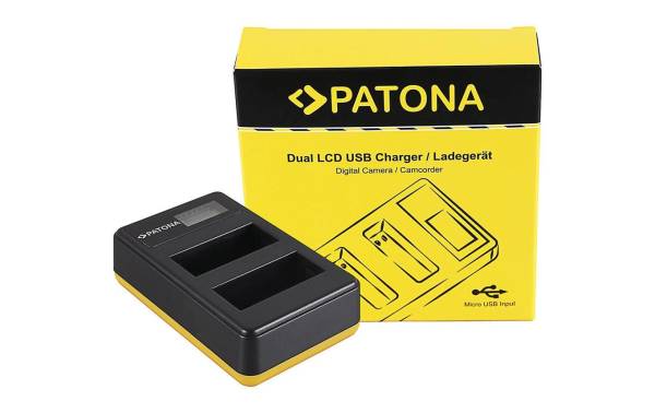 Patona Ladegerät Dual LCD USB f. Canon LP-E8