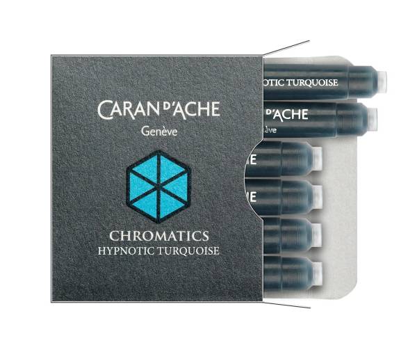 Tintenpatrone Hypnotic Turquoise 6 Stück CARAN D&#039;ACHE 8021.191