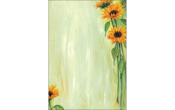 sigel Design-Papier, DIN A4, 90 g/qm, Motiv "Sunflower"