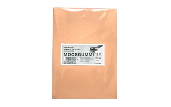 folia Moosgummi, (B)200 x (H)290 mm, chamois