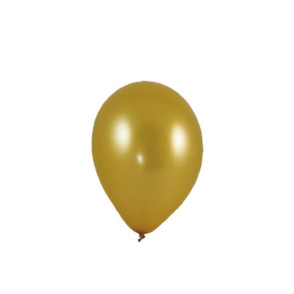 Luftballon gold 25cm M – 10 Stück