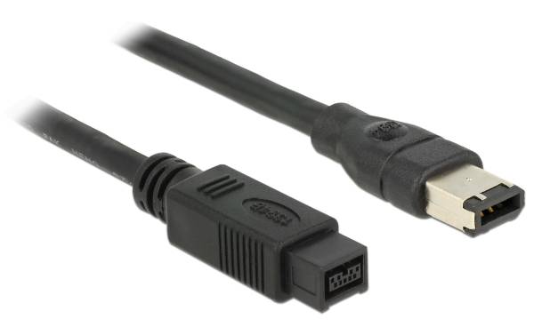Delock FireWire-Kabel 400Mbps 9Pin-6Pin 2 m