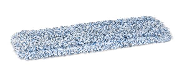 50x Microfaser Mopp Schlinge Tasche Farbcodierung weiss/blau 400mm