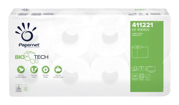 Papernet Toilettenpapier Superior Bio-Tech 3-lagig 250 Blatt