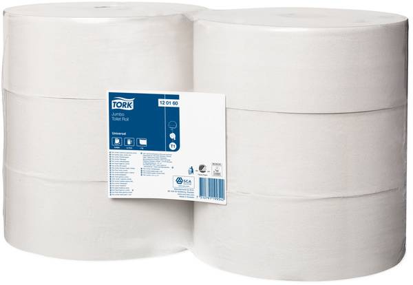TORK-120160 Jumbo Toilettenpapier Universal - 1-lagig - T1