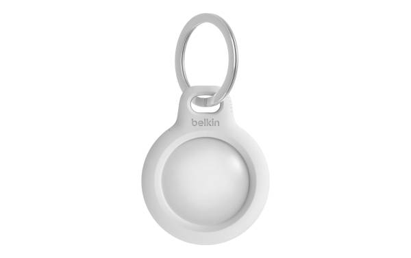 Belkin Secure Holder for Apple AirTag with Keyring – white