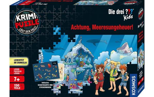 Kosmos Puzzle Die drei???: Achtung, Meeresungeheuer!