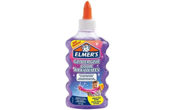 ELMER&#039;S Glitzerkleber &quot;Glitter Glue&quot; violett, 177 ml