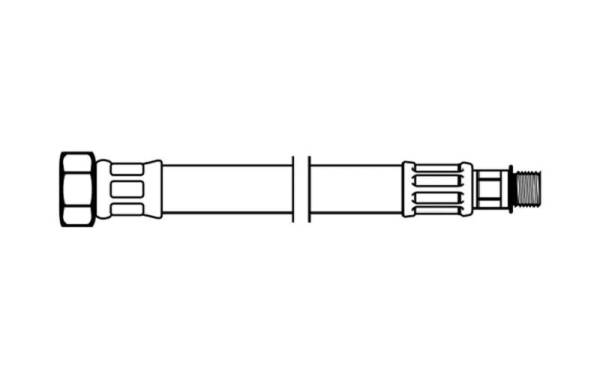 Flexo Anschlussschlauch DN 8 IG x AG kurz 3/8 X M10x1 / 35 cm