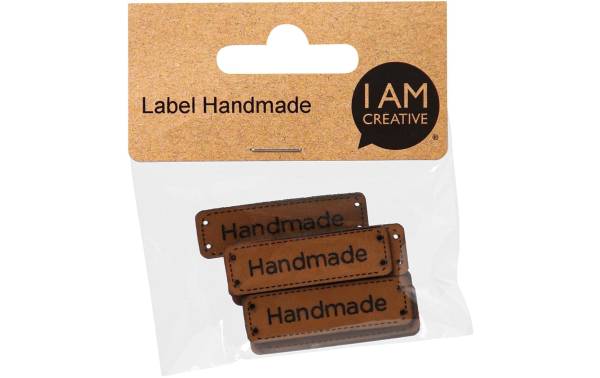 lalana Anhänger Label Handmade 4.3 x 1.3 cm, 10 Stück