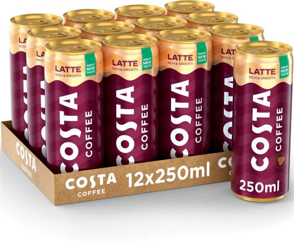 COSTA Coffee Latte Caramel Alu 5291 25 cl, 12 Stk.