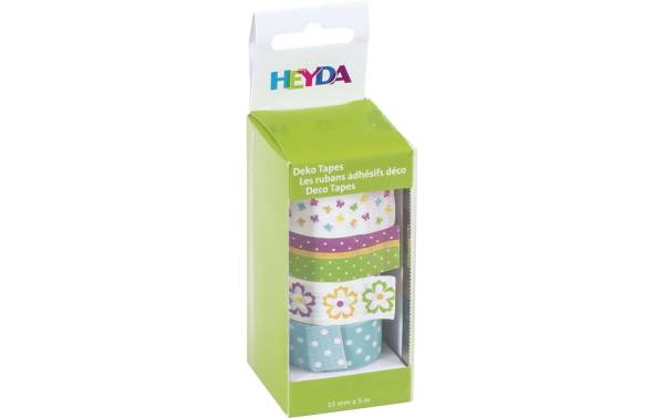 Heyda Washi Tape Blumen Mehrfarbig