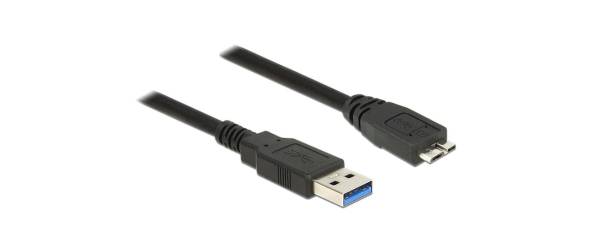 Delock USB 3.0-Kabel USB A – Micro-USB B 0.5 m