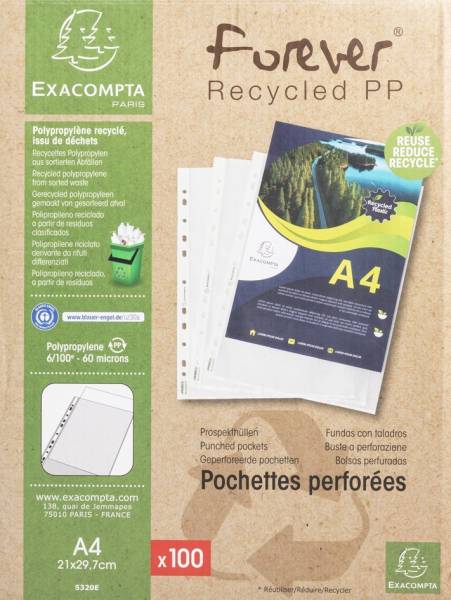 EXACOMPTA Prospekthülle Forever, DIN A4, PP, genarbt