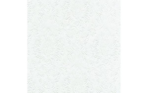 Paper + Design Papierservietten Ornament 33 cm x 33 cm, 16 Stück, Weiss