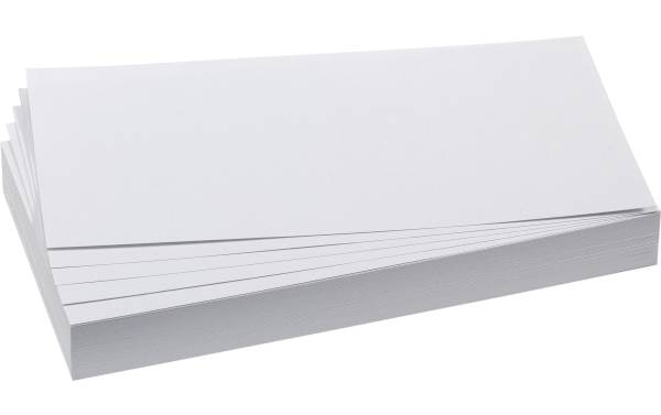 FRANKEN Moderationskarte, Rechteck, 205 x 95 mm, weiß