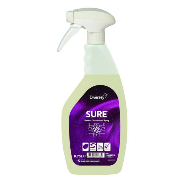 100892318 - SURE Cleaner Disinf.Spray 6x0.75L 6x0.75L