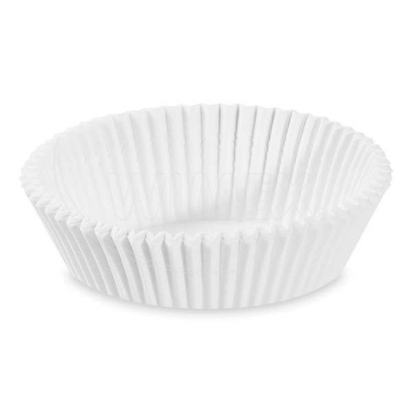 Gebäckkapsel (PAP) weiß 70 x 20 mm – 1000 Stück