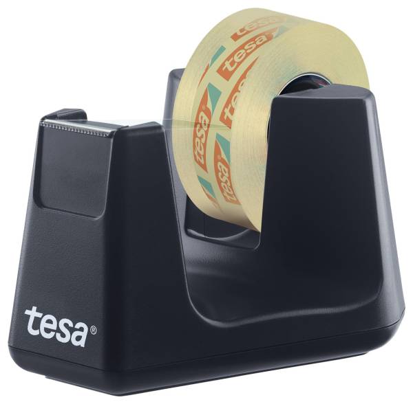 Tischabroller Smart 33mx19mm schwarz inkl. 8 Rollen TESA 53906-000
