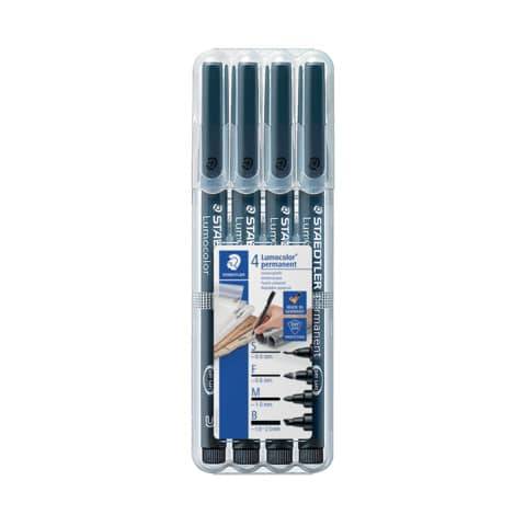 STAEDTLER Lumocolor Permanent-Marker 313S/318F/317M/314B