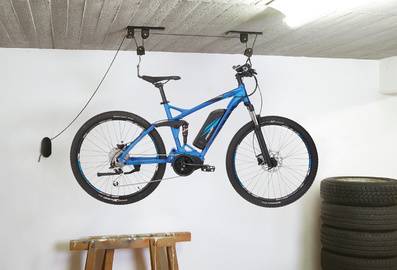 FISCHER Fahrrad-Lift PLUS, Tragkraft: 30 kg, schwarz