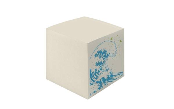 herlitz Zettelklotz GREENline, 90 x 90 mm, grau, 80 g/qm
